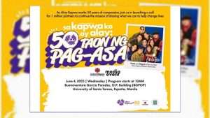 Alay Kapwa theme song, isasapubliko