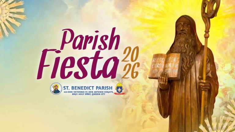 Mananampalataya, inaanyayahan sa kapistahan ni San Benito de Nursia