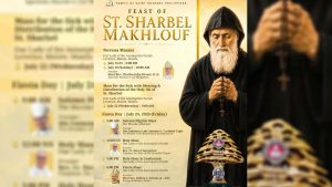Banal na misa sa feast of St. Sharbel Makhlouf, pangungunahan ng Apostolic Nuncio to the Philippines