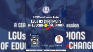 Education stakeholders, inaanyayahan sa CEAP Special Learning Sessions