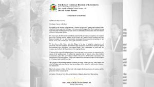 Bishop Mangalinao, nagpahayag ng pakikiisa sa 2 environmental lawyer na kinasuhan ng cyber libel