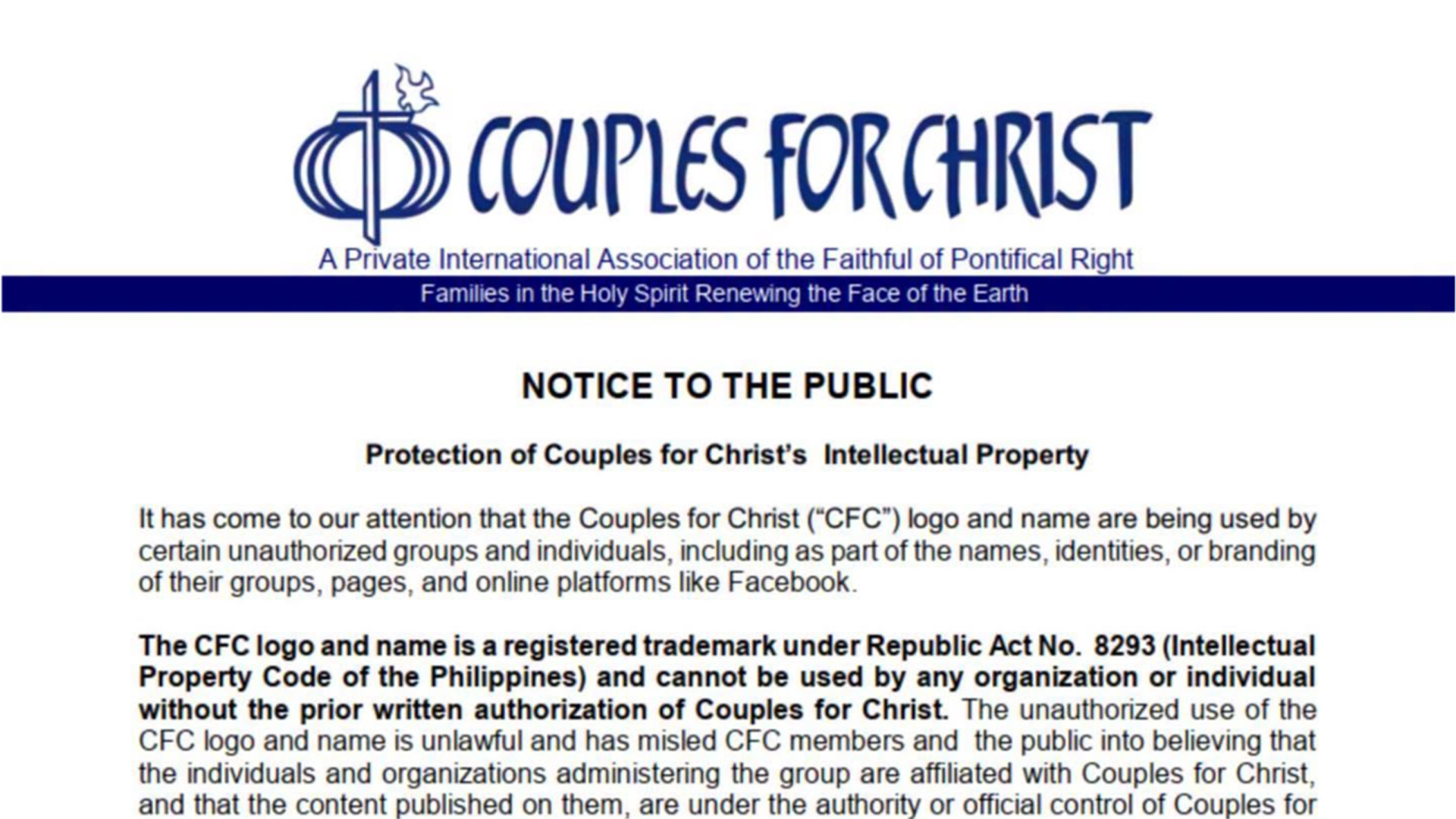 Mananampalataya, binalaan ng CFC sa mga scammer
