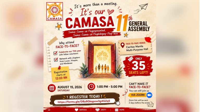 Ipagpatuloy ang paglilingkod sa kapwa, simbahan at komunidad, panawagan ng CAMASA sa mga nagtapos na iskolar ng CM