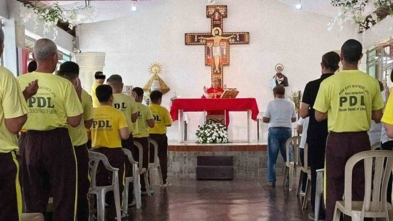 Misa Triduo para kay San Maximilian Kolbe-patron Saint ng PDL’s, isinagawa sa Naga District jail