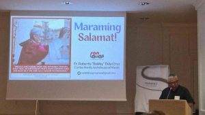 Sanlakbay priest, dumalo sa international dialogue on drug rehabilitation sa Rome