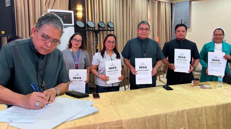 Diocese of Borongan at DepEd, lumagda sa Project SARIG