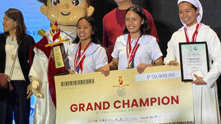 Maglaan ng oras sa pagbabasa ng bibliya, apela ng mga kampeon ng national bible quiz sa kapwa estudyante