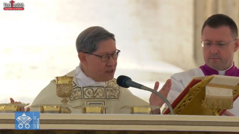 Mabuting kalusugan ni Pope leo XIV, mga pamilya at mag-asawa, ipinagdasal sa misang pinangunahan ni Cardinal Tagle sa Vatican