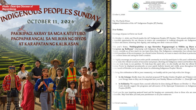 National Indigenous People’s Sunday, gugunitain ng CBCP-ECIP sa piling ng mga Ayta at Dumagat