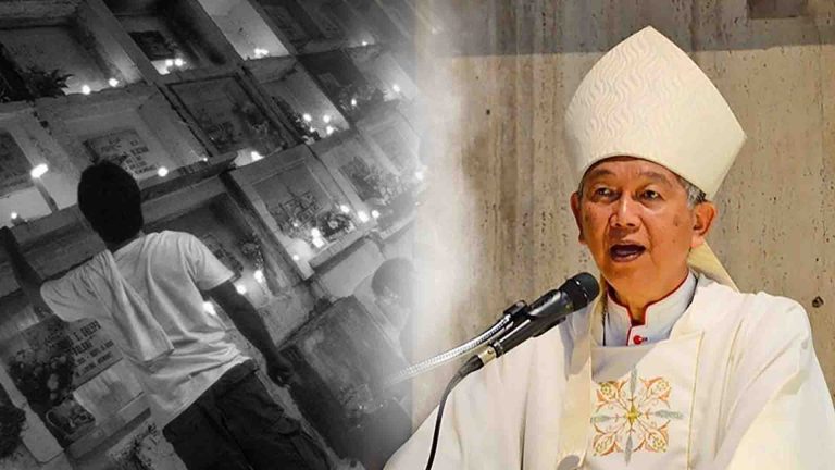 Mananampalataya, binalaan ng Obispo sa desecration ng labi ng mga yumao